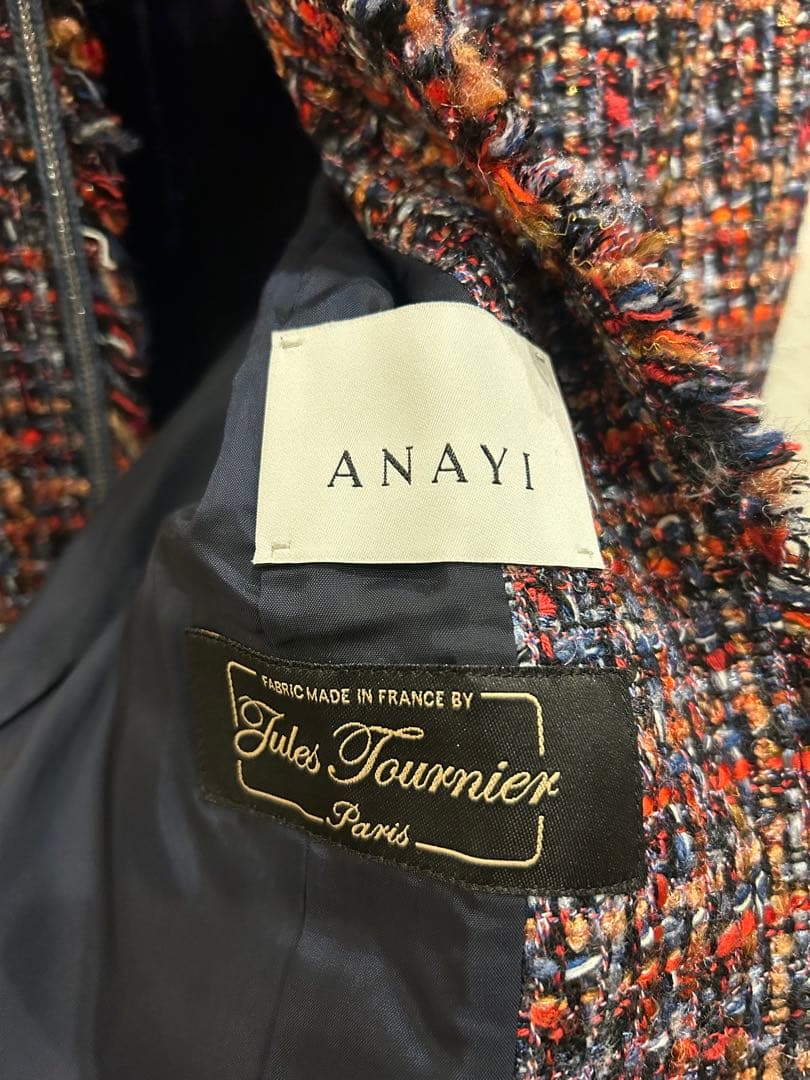 ANAYI ツイードジャケット　38