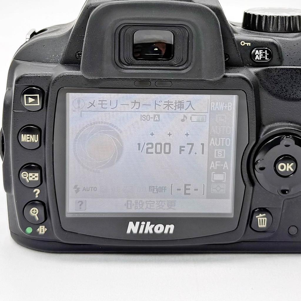 【美品】ニコン Nikon D60 Wズームキット 一眼レフ カメラ 中古