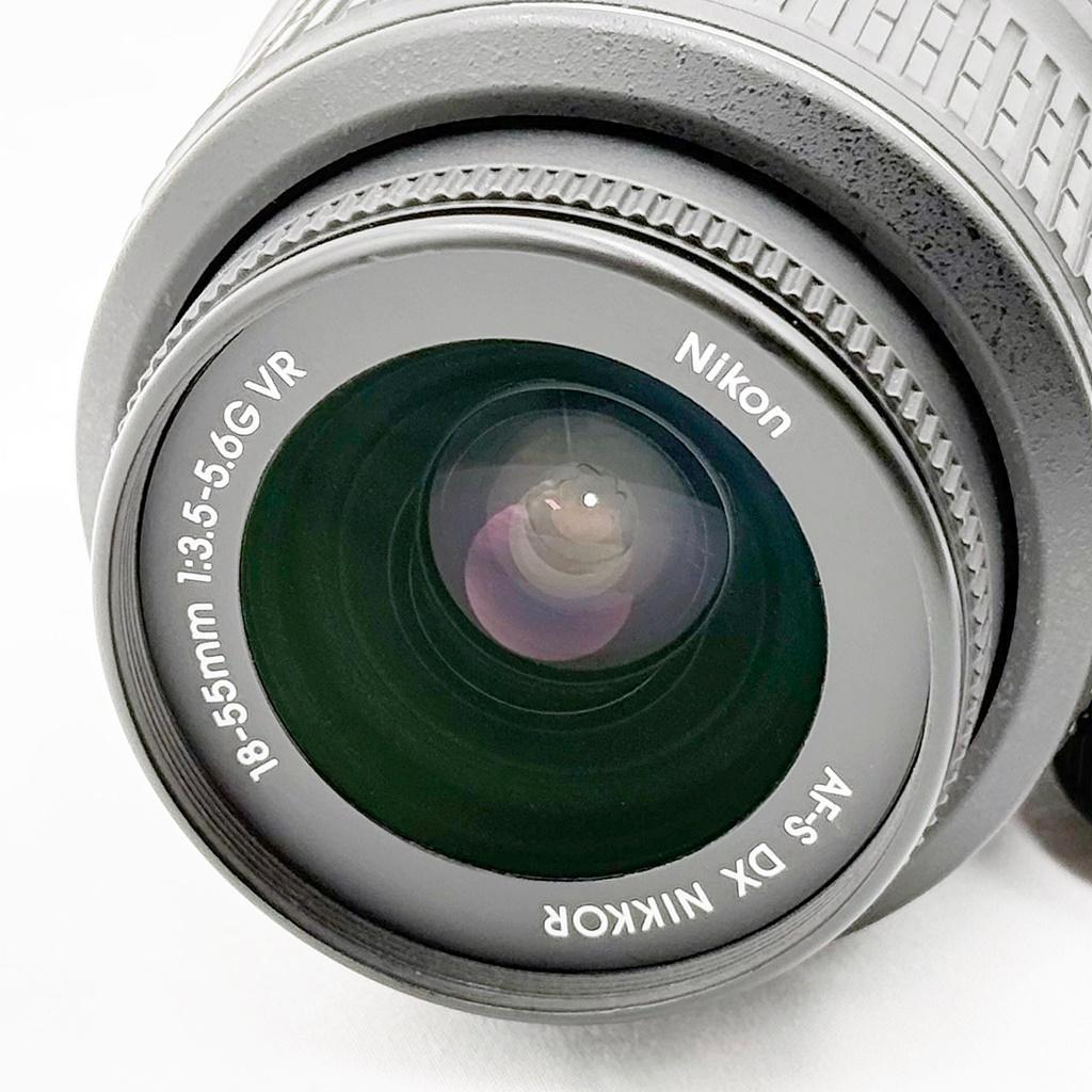 【美品】ニコン Nikon D60 Wズームキット 一眼レフ カメラ 中古