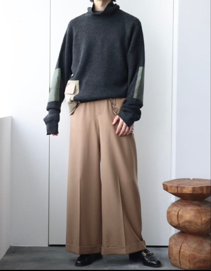 トップス SUNSEA 22aw 2 Army Patch Thermal Turtle