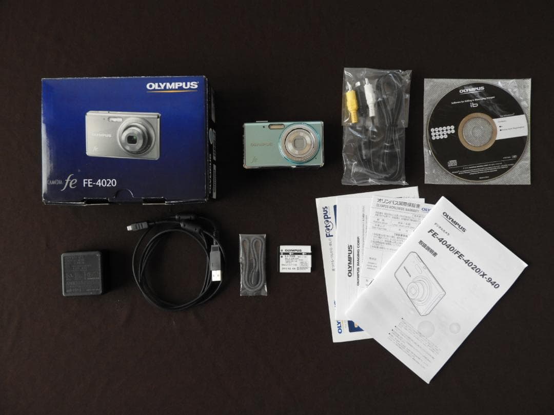 オリンパス デジカメ FE-4020 付属品完備 動作確認済 フラッシュOK