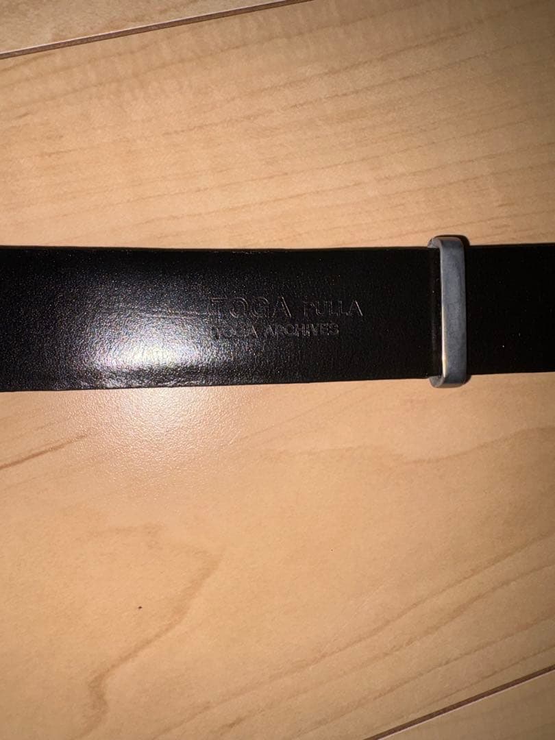 TOGA PULLAダブルバックル ベルト