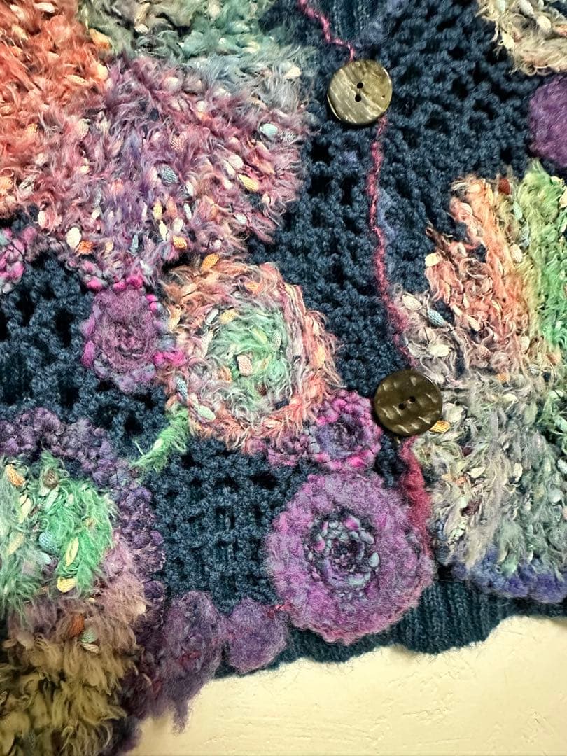 M&KYOKO 刺繍ニットベスト