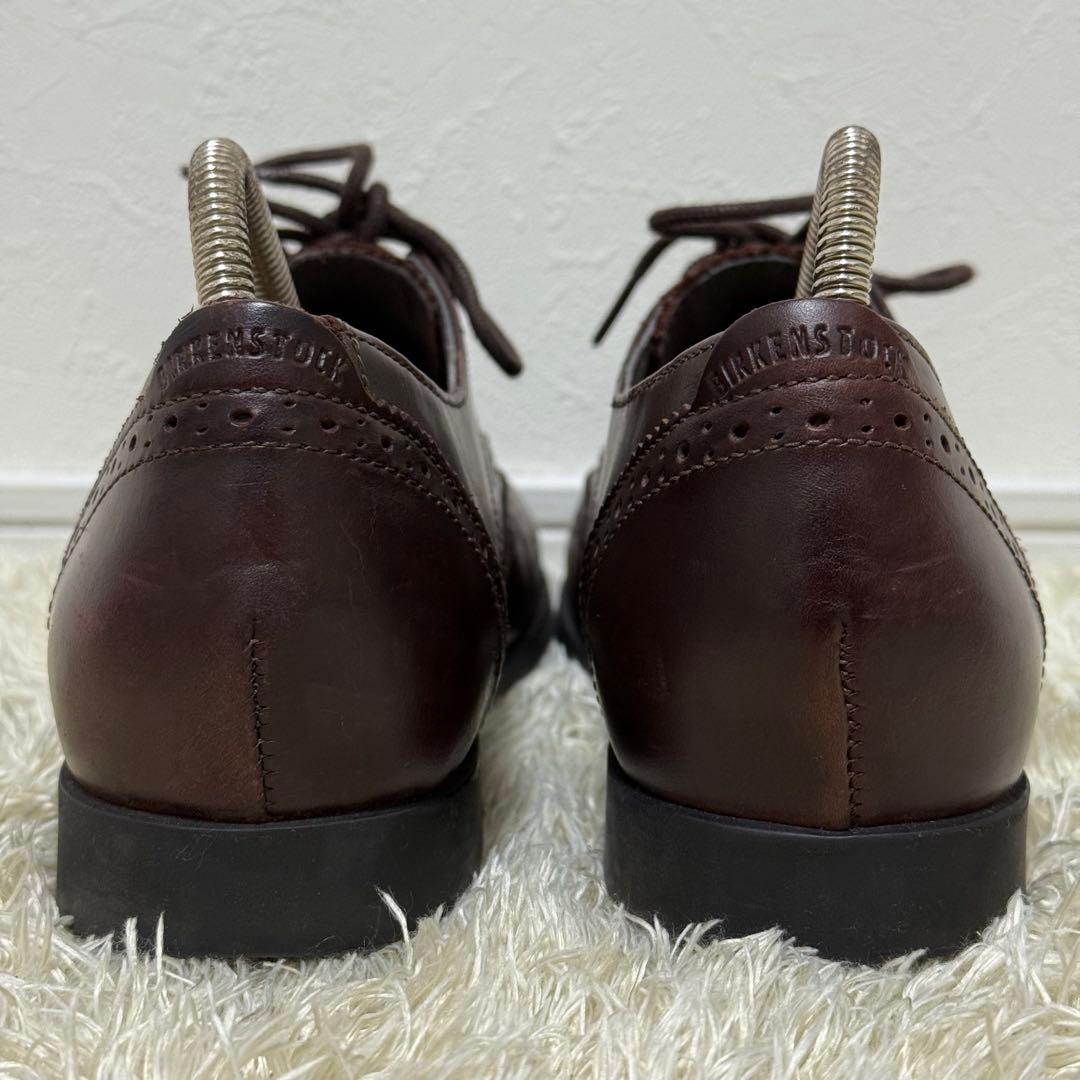 美品✨ ビリケンシュトック　ララミーロー　レースアップシューズ　レザー　茶色