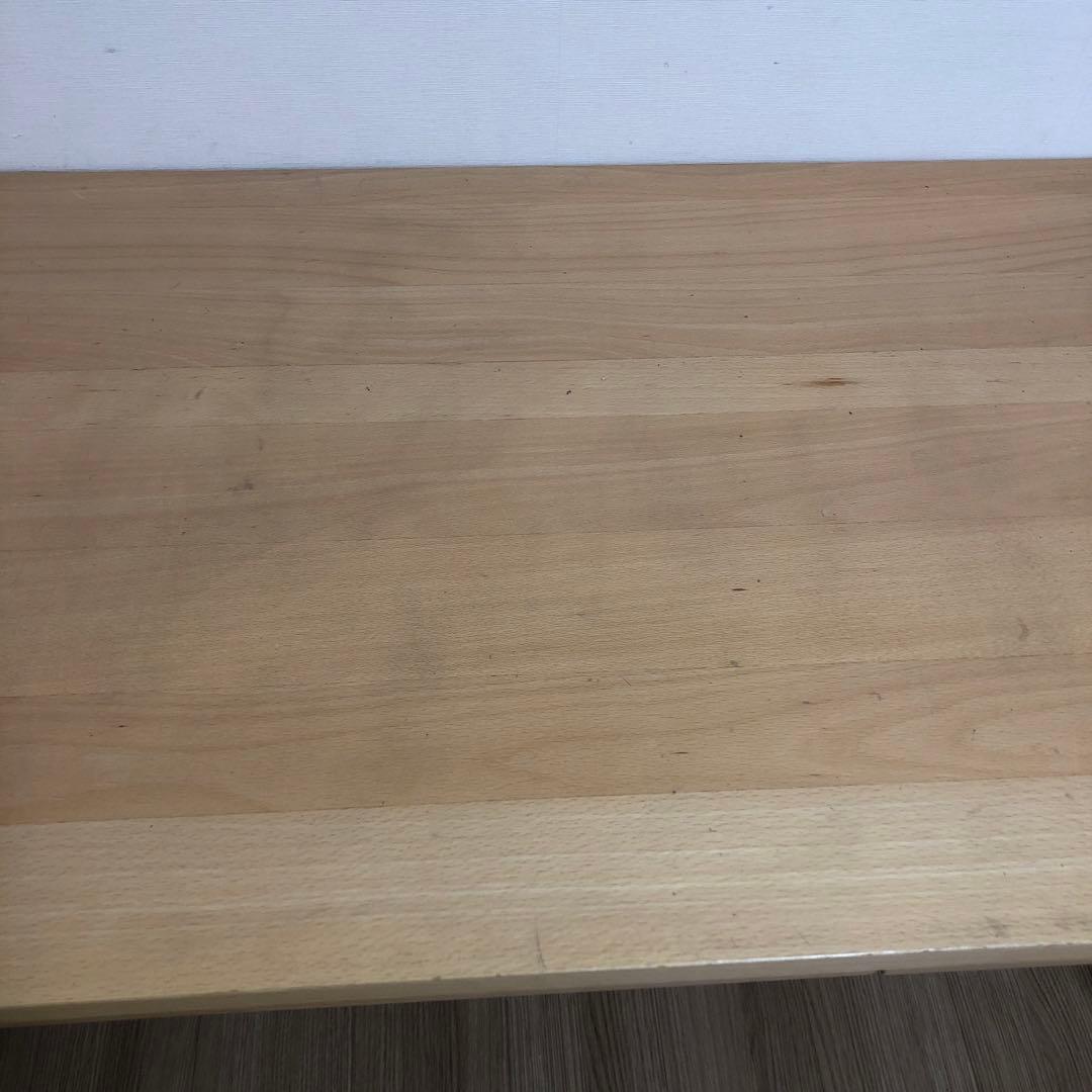 大幅値下げ　都内引き取り　無印良品　ブナ材デスク　幅１２０ｃｍ