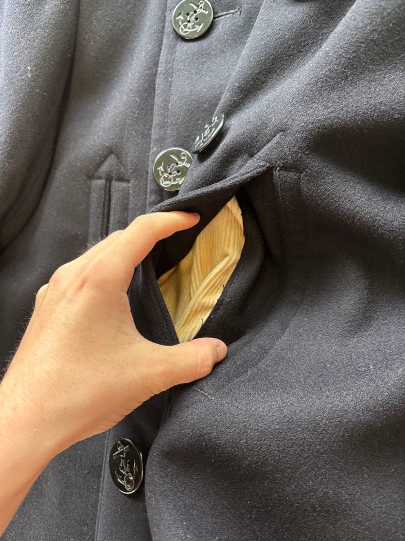 40s ピーコート　pcoat usnavy