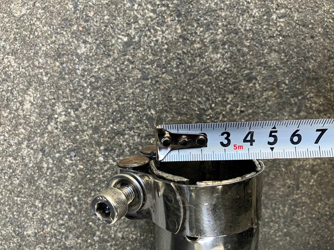 走り幅跳び　SR400等 キャブトンマフラー トライアンフ型ロングタイプ