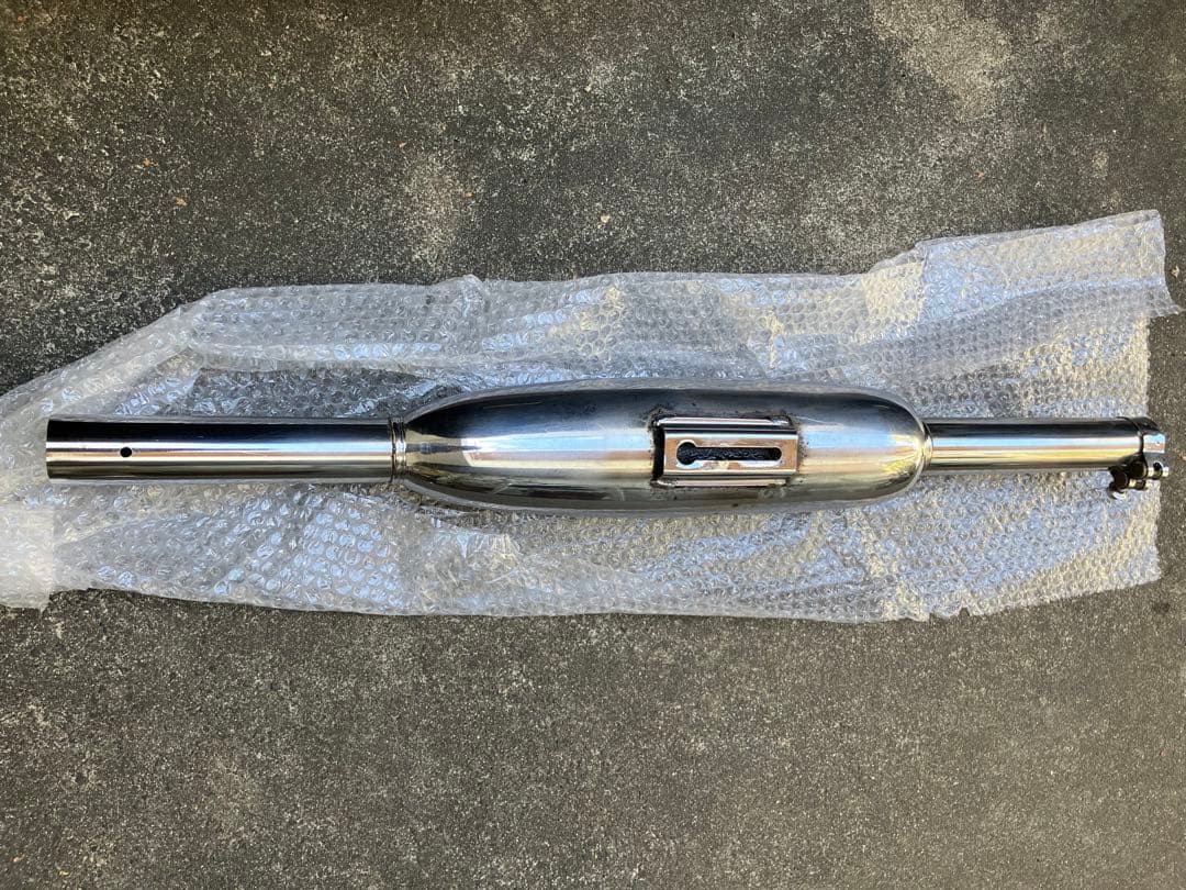 走り幅跳び　SR400等 キャブトンマフラー トライアンフ型ロングタイプ