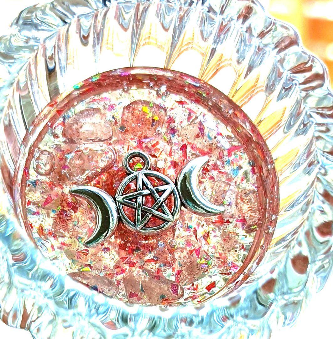 harue　開運絵画　❀水盃オルゴナイト❀