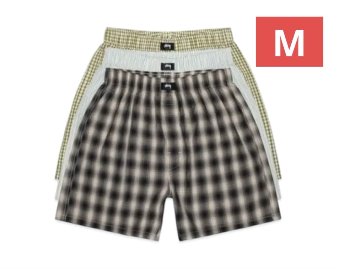 下着・アンダーウェア Stussy Boxer Shorts 3 Pack Multi M