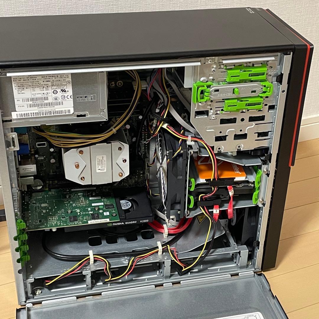 富士通 CPU3.70GHz/SSD256GB+HDD2TB/メモリ32GB