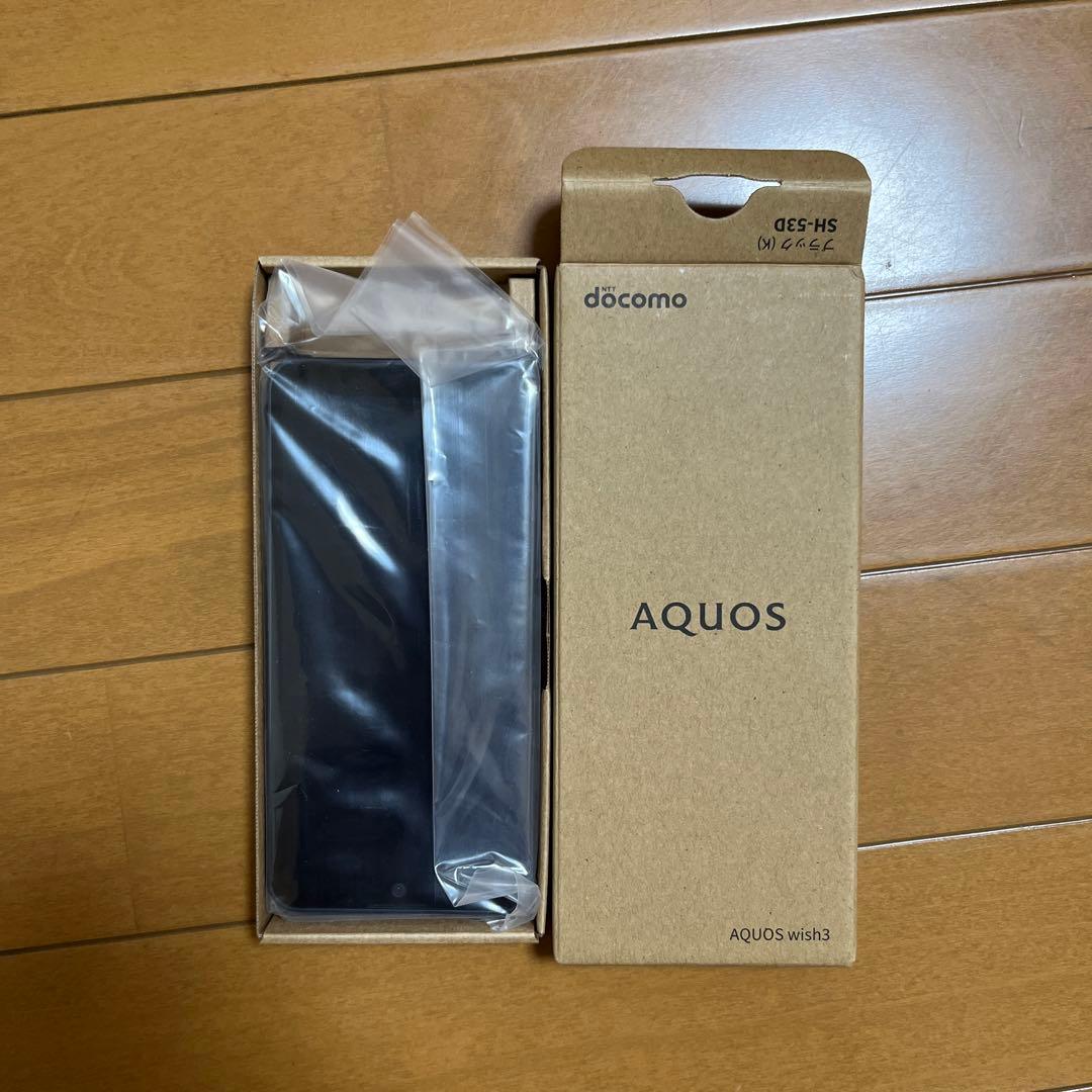 PHS本体 docomo AQUOS wish 3