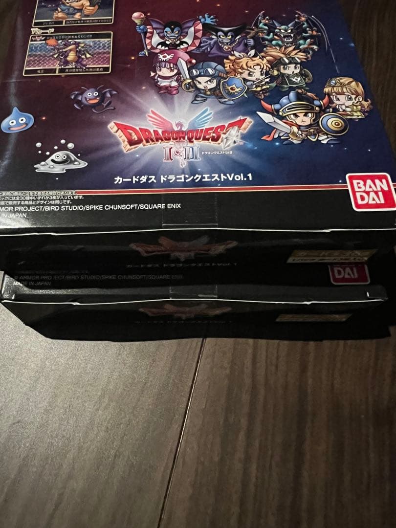 カードダス　ドラゴンクエストvol.1 ，2BOX