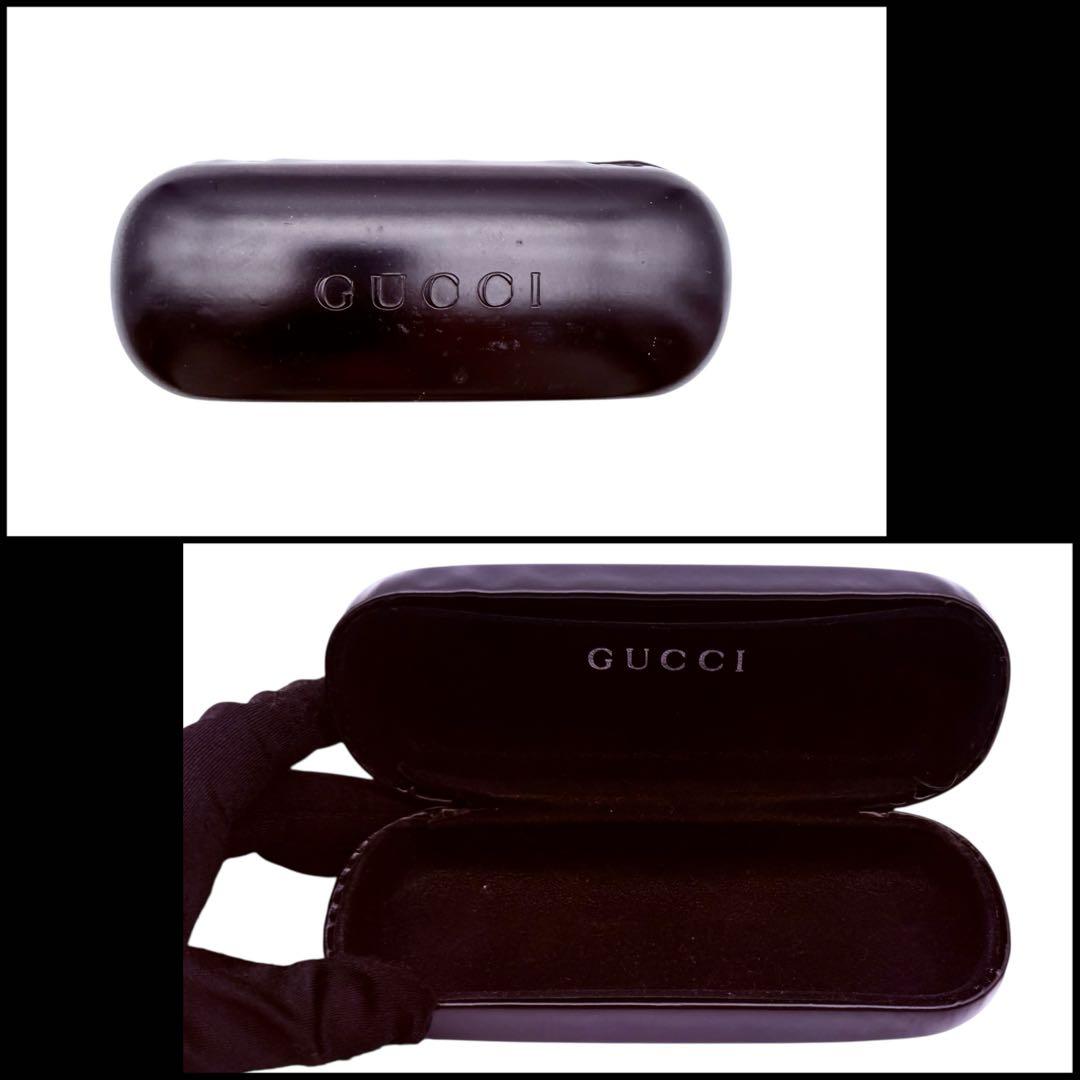 GUCCI グッチ　リムレス　サングラス　スクエアG ラインストーン