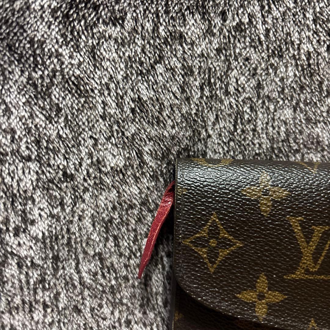 リ*リ様 ルイヴィトン　モノグラム　ポルトフォイユエミリー フューシャ　M606