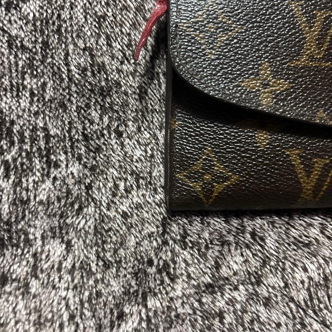 リ*リ様 ルイヴィトン　モノグラム　ポルトフォイユエミリー フューシャ　M606