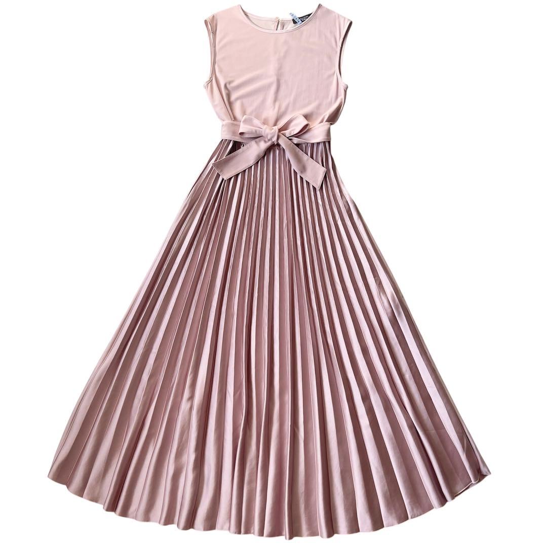 2025✨ マックスマーラ ロングワンピース マキシ丈 プリーツ サムエレ