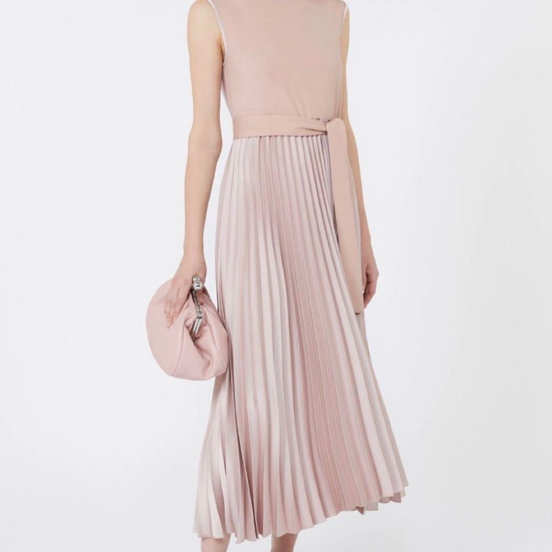 2025✨ マックスマーラ ロングワンピース マキシ丈 プリーツ サムエレ