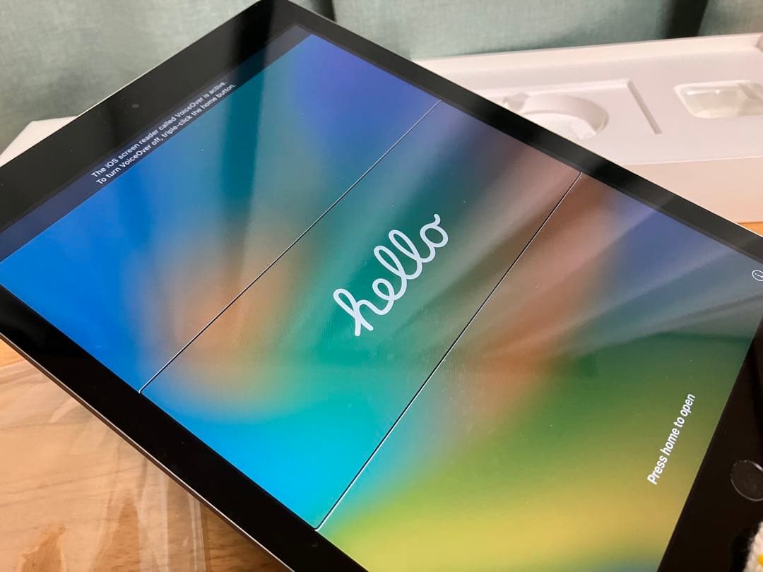 【美品】第5世代　iPad スペースグレイ　Wi-Fi 32GB シートシール付