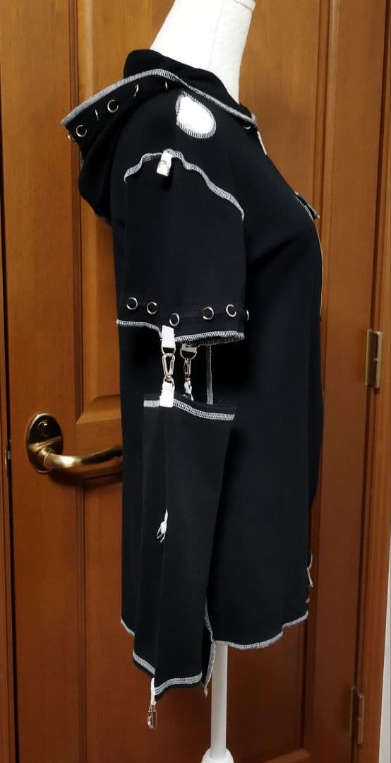 MA MAXICIMAM　セパレートスリーブパーカー（ブラック）