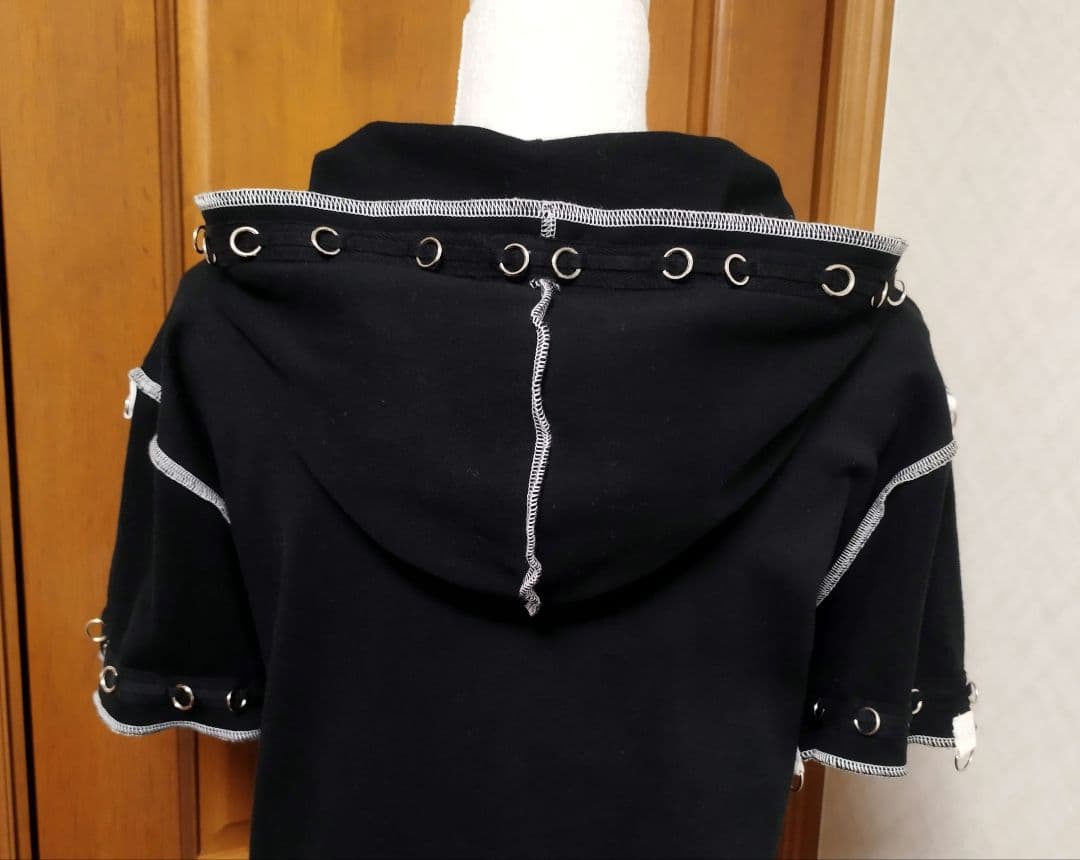 MA MAXICIMAM　セパレートスリーブパーカー（ブラック）