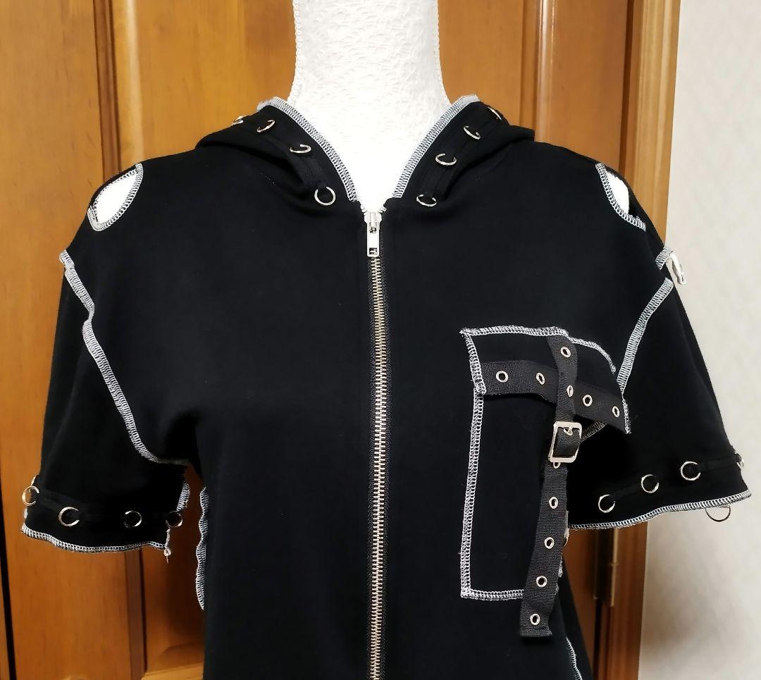 MA MAXICIMAM　セパレートスリーブパーカー（ブラック）