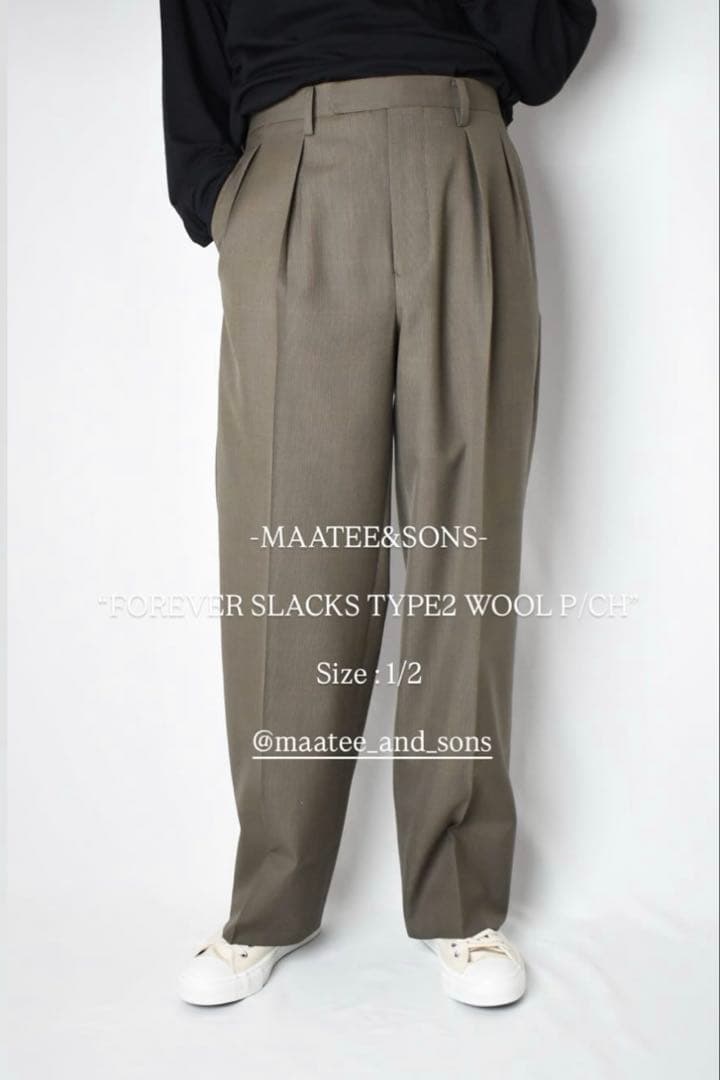 MAATEE&SONS Forever Slacks マーティーアンドサンズ