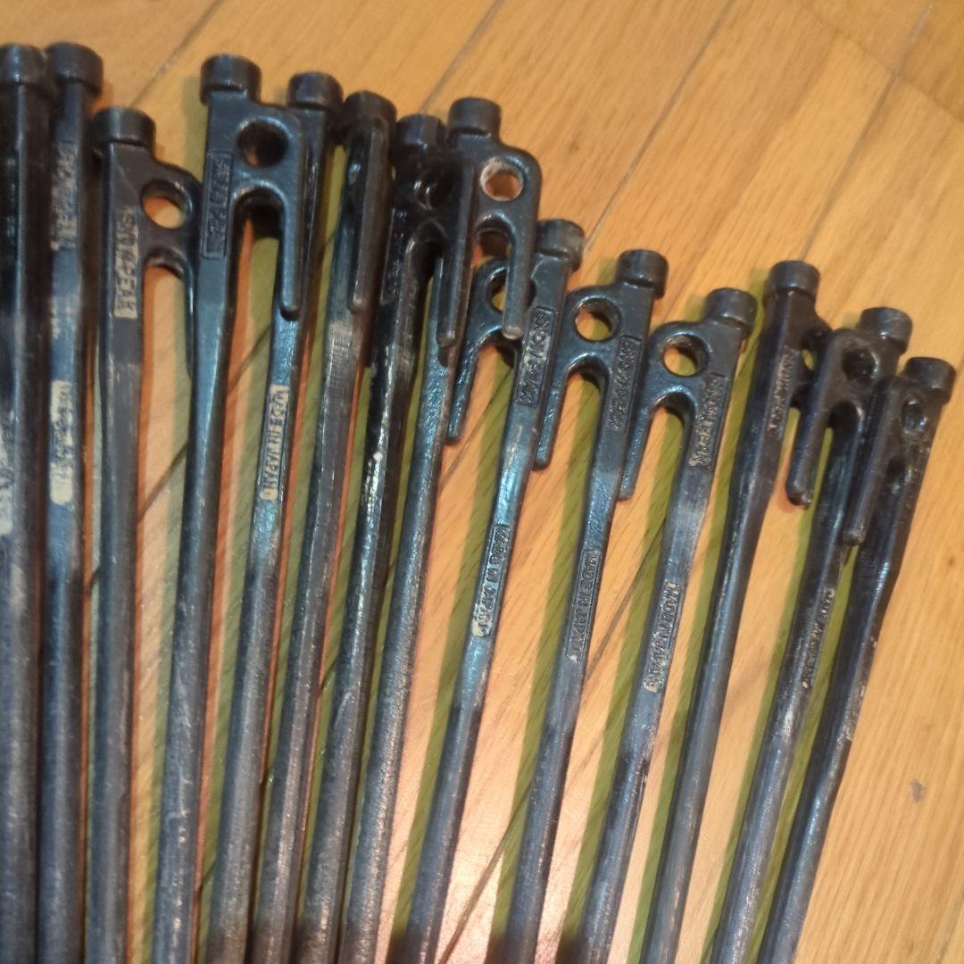 スノーピーク　ソリッドステーク30 21本セット