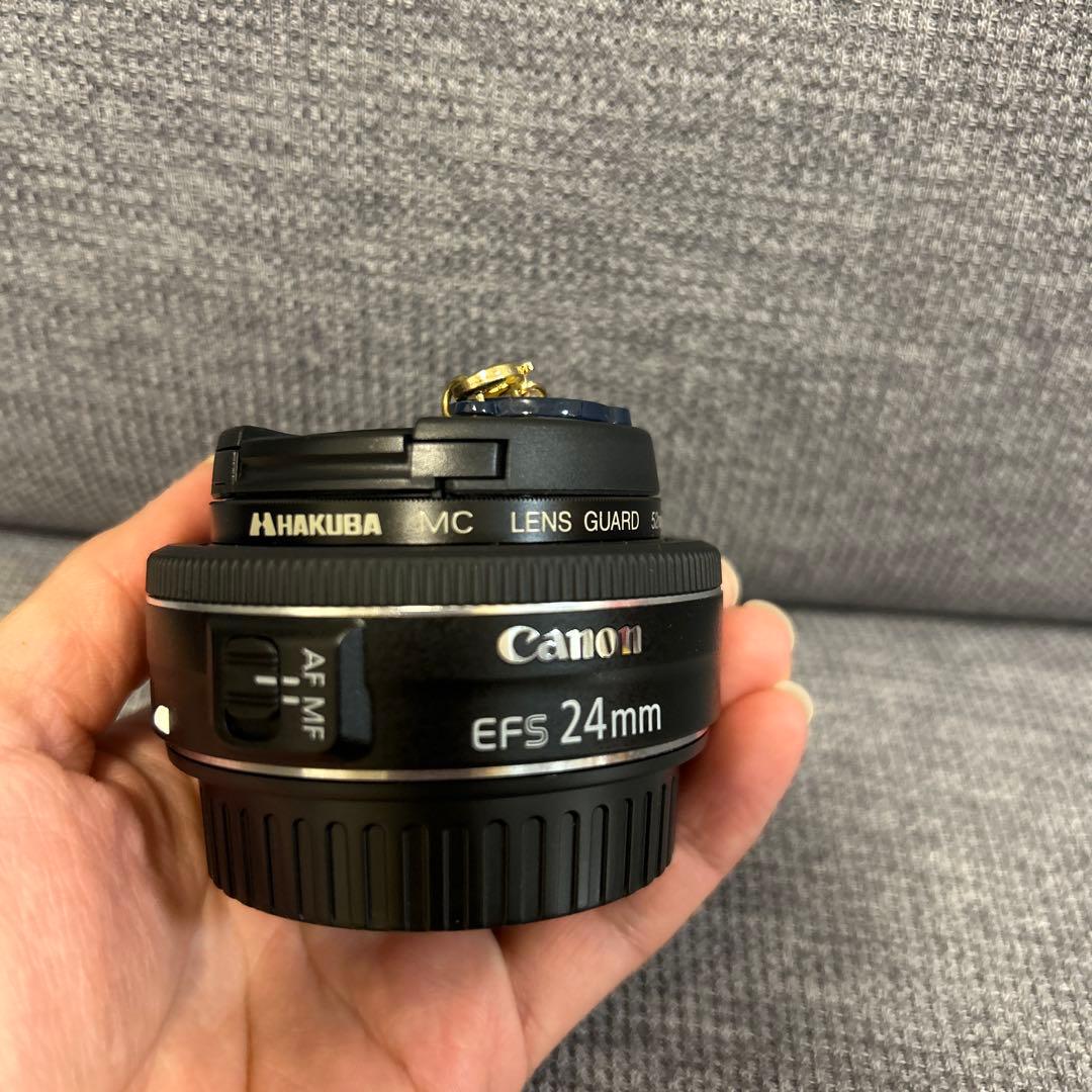 かえたろ　Canon EF-S 24mm 単焦点レンズ　ミニーチャーム付き