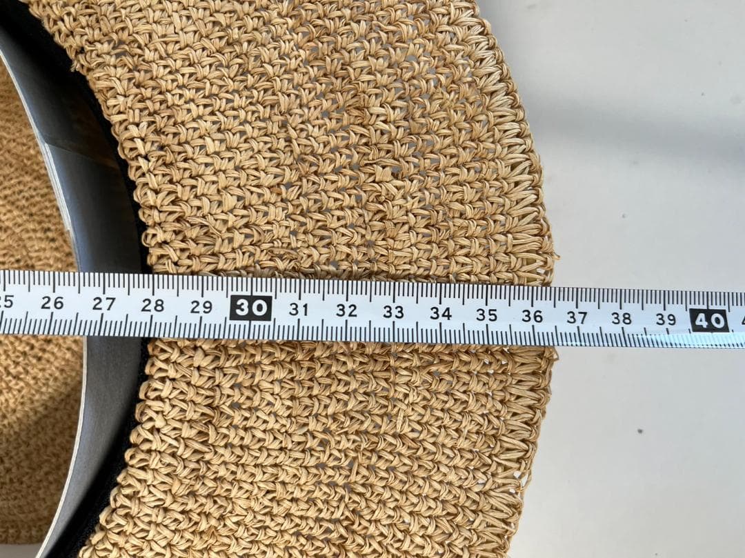 Masaki・Kyoko・佐藤繊維の麦わら風の帽子です。未使用☆タグ付き