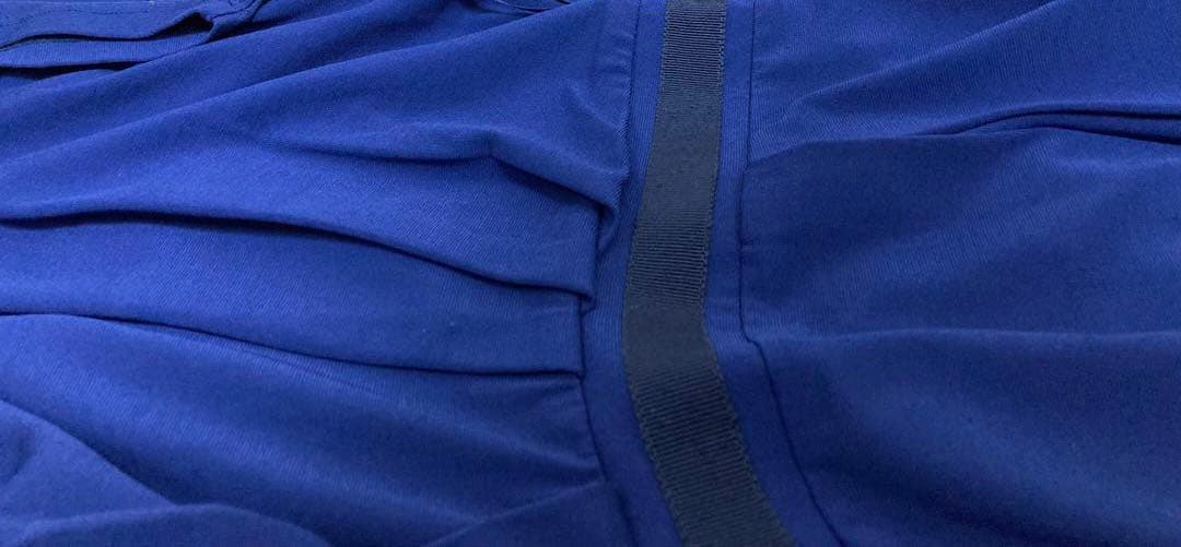 美品　マックスマーラ　Max Mara ジャージーワンピース ブルー　40