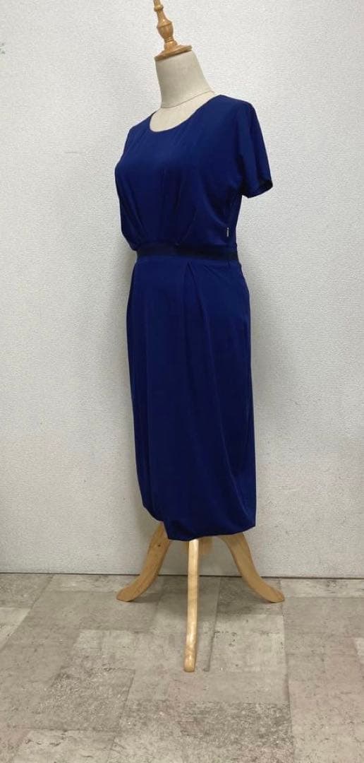 美品　マックスマーラ　Max Mara ジャージーワンピース ブルー　40