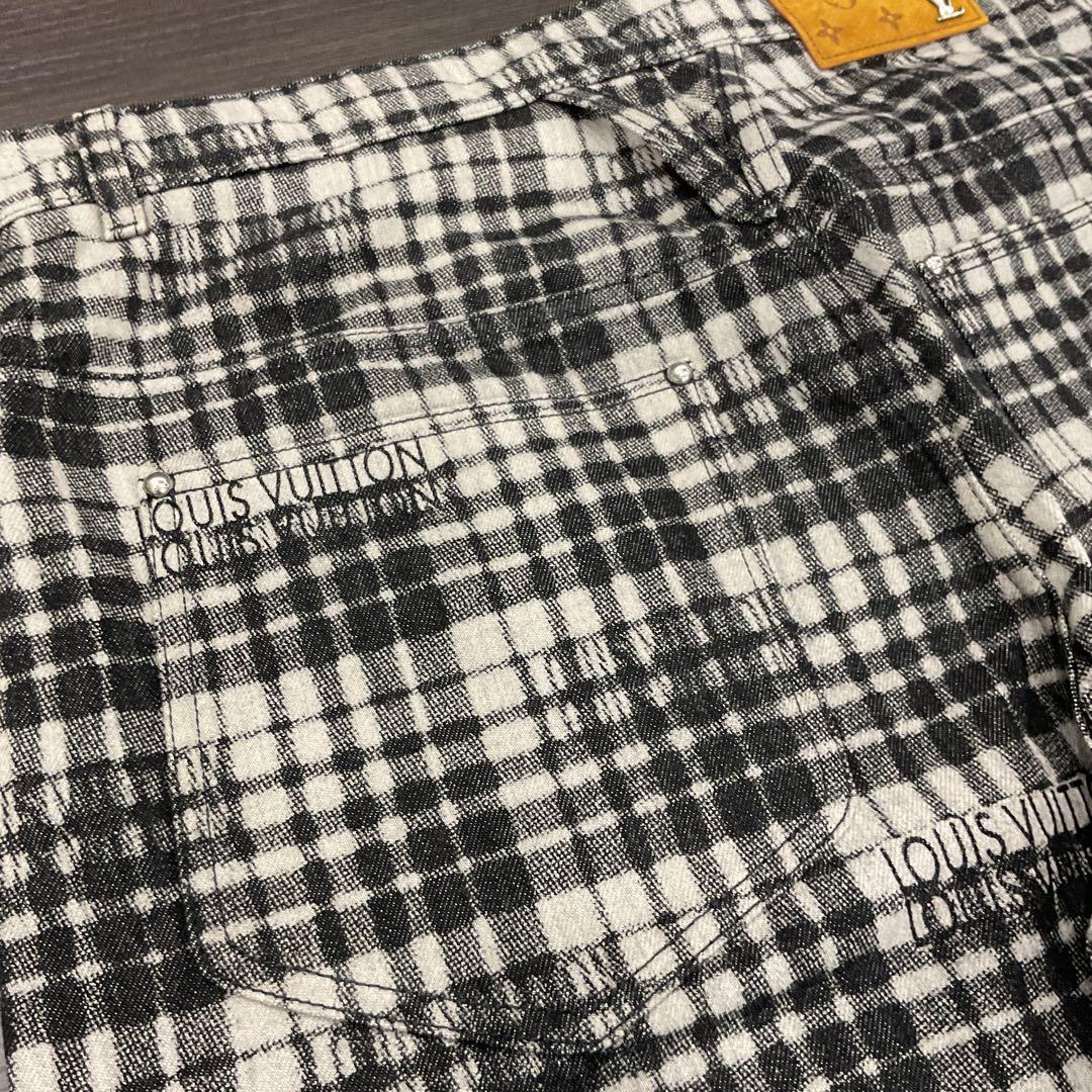ひ*ぃ様 Louis Vuitton チェック柄ショートパンツ　サイズ32