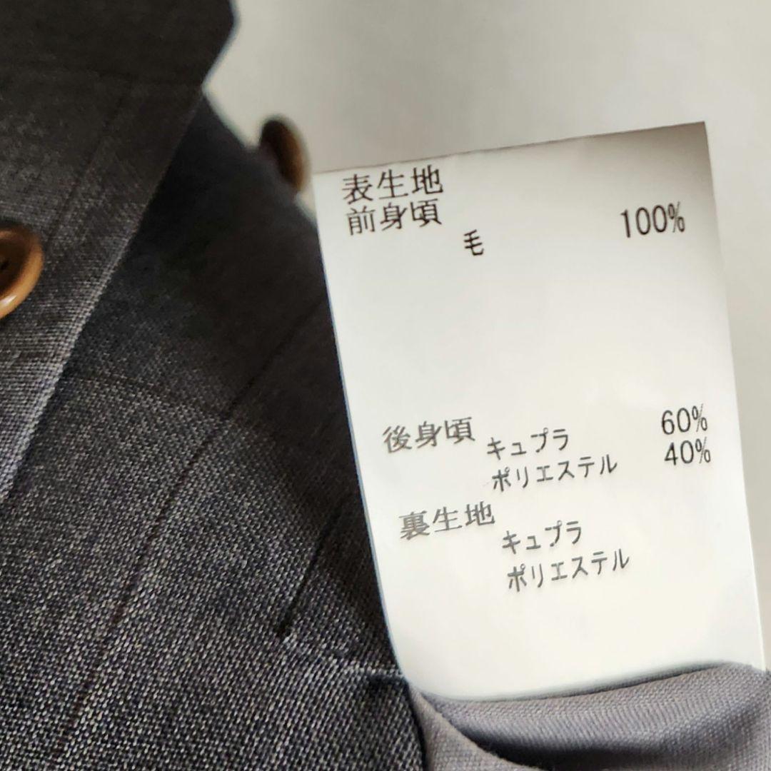 ロロピアーナ　×　タケオキクチ　メンズスーツ　スリーピース　グレーチェック