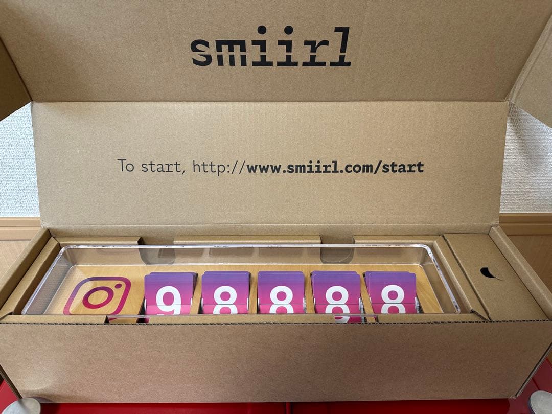 【新品未使用】インスタフォロワーカウンター Smiirl Fliike SNS