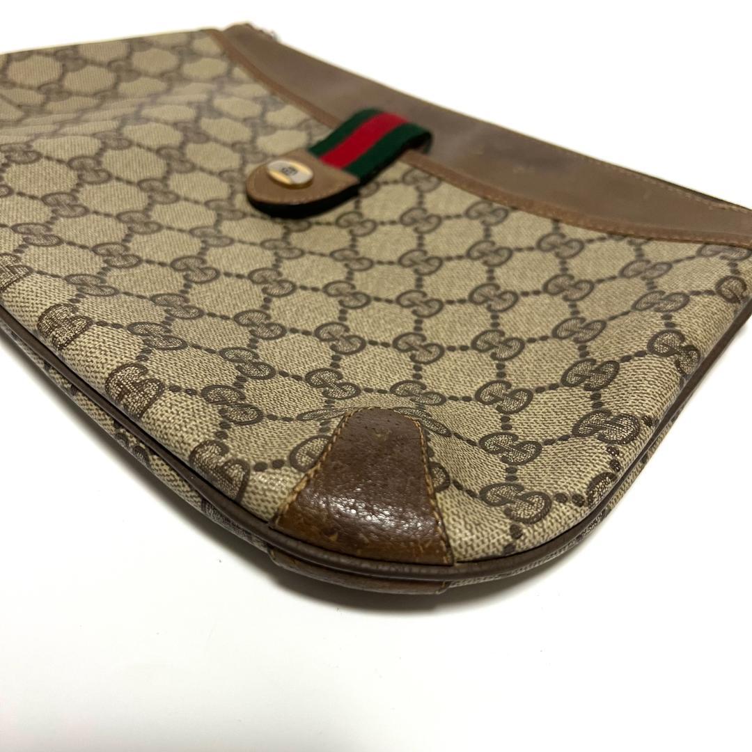 オールドグッチ　クラッチバッグ　シェリーライン　ポーチ　ヴィンテージ