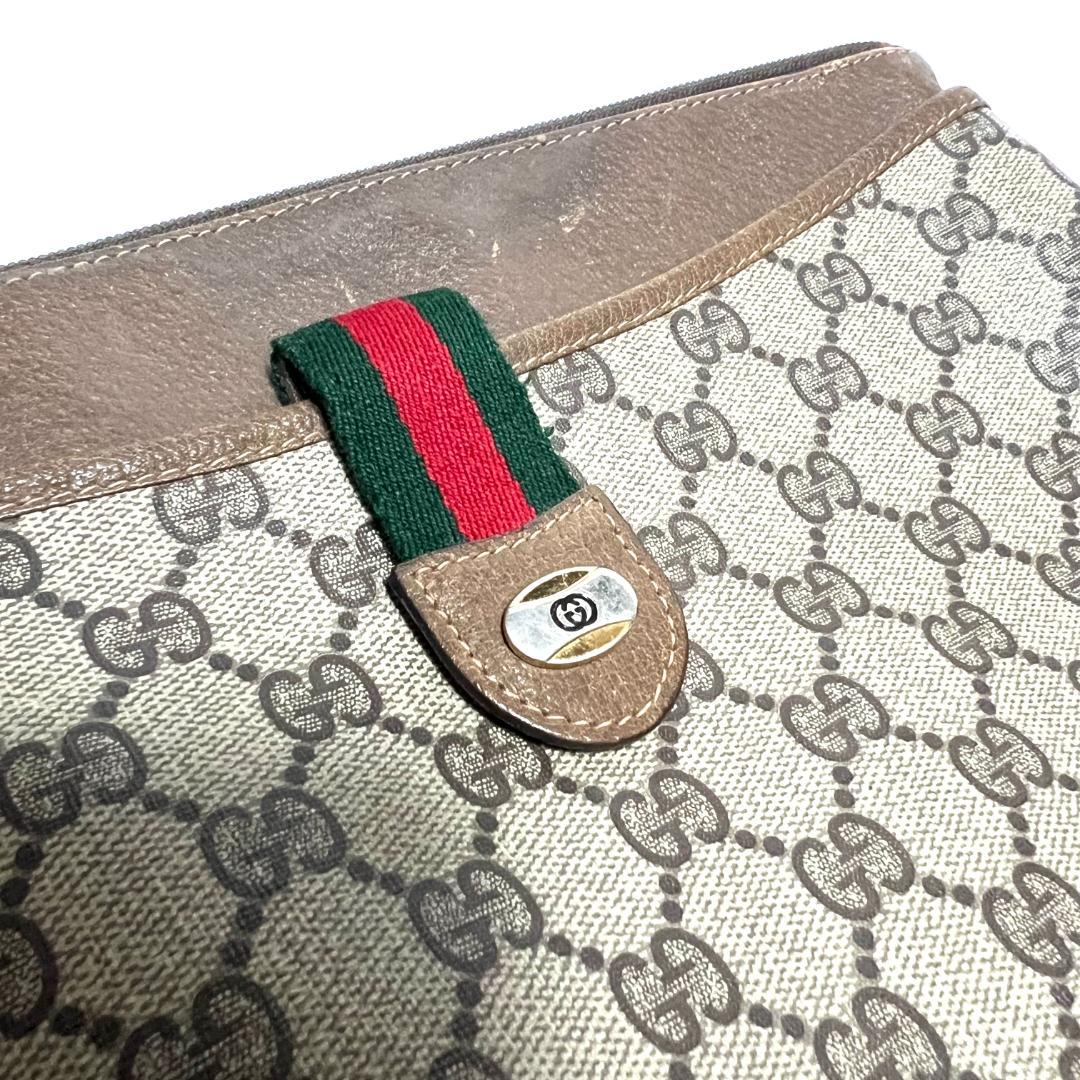 オールドグッチ　クラッチバッグ　シェリーライン　ポーチ　ヴィンテージ