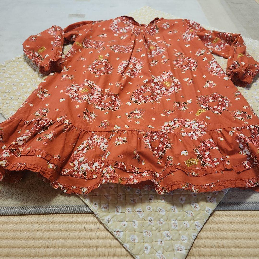 ピンクハウス花柄フリルチュニック