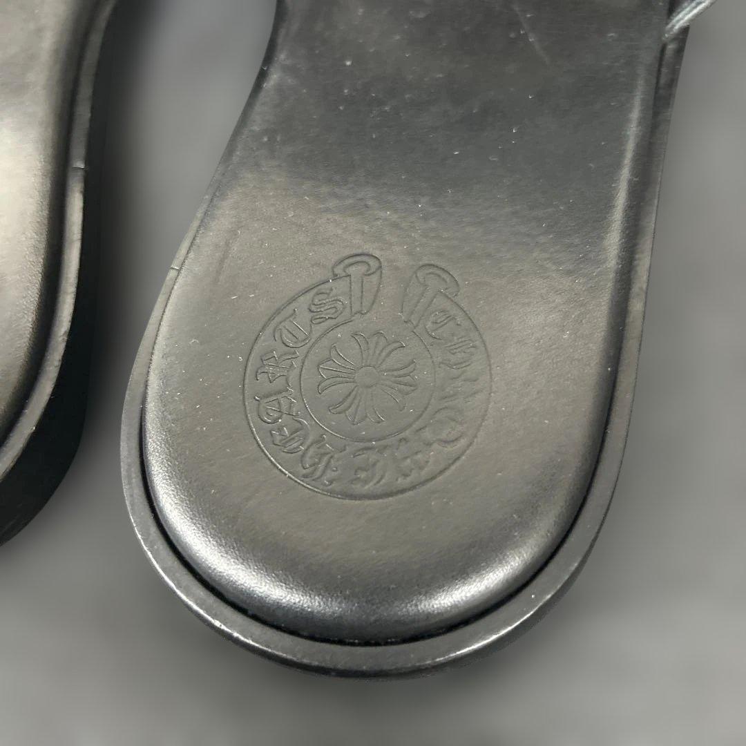 クロムハーツ　レザー　スライドサンダル　MATTY BOY ブラック　チョンバー