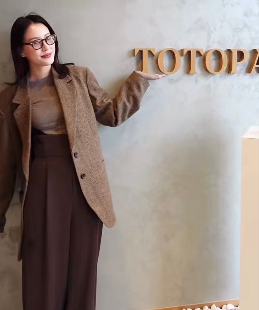 【新品タグ付き】Anuke Herringbone Wool Jacket