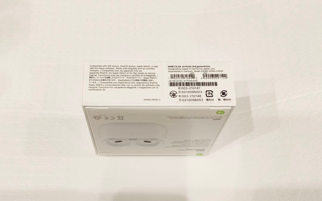 AirPods 第3世代 MME73J/A 本体