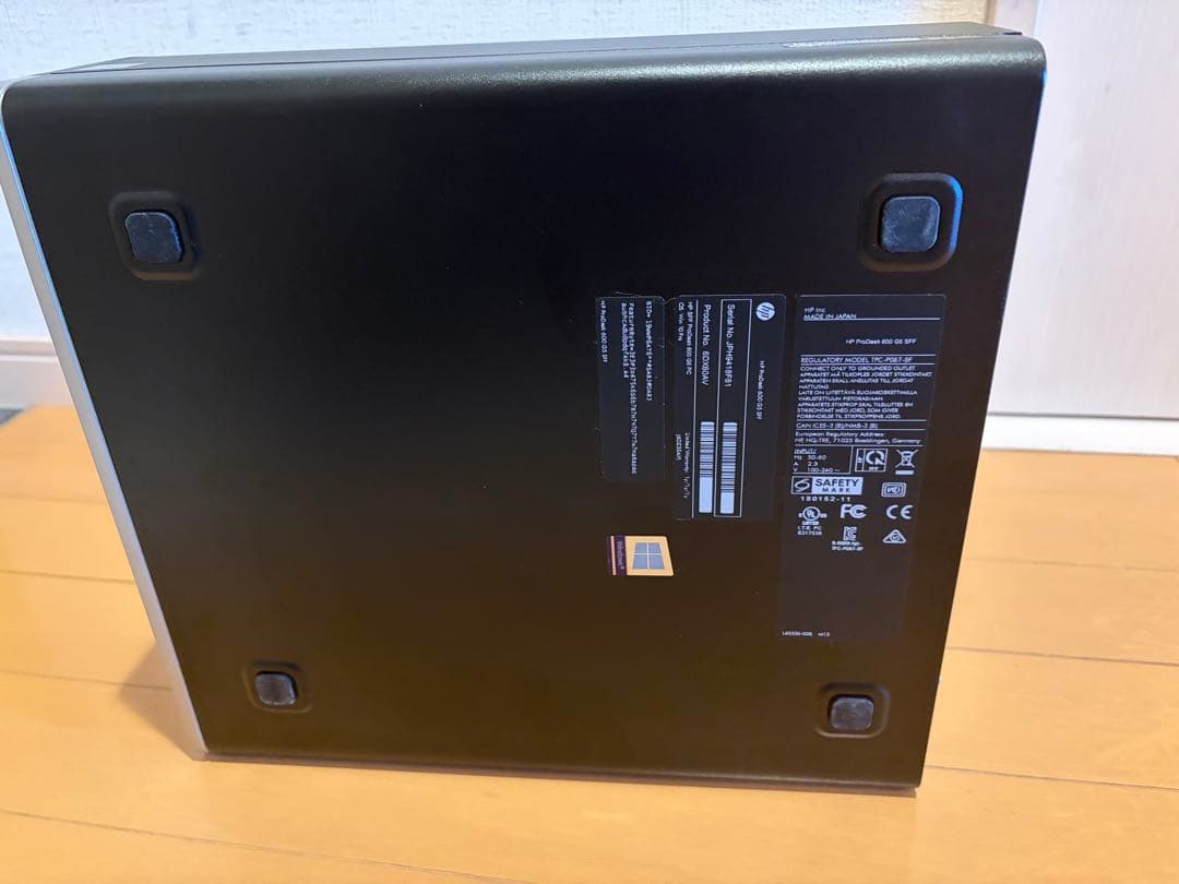 HP ProDesk 600 G5 SFF SSD256 メモリ8G NVMe