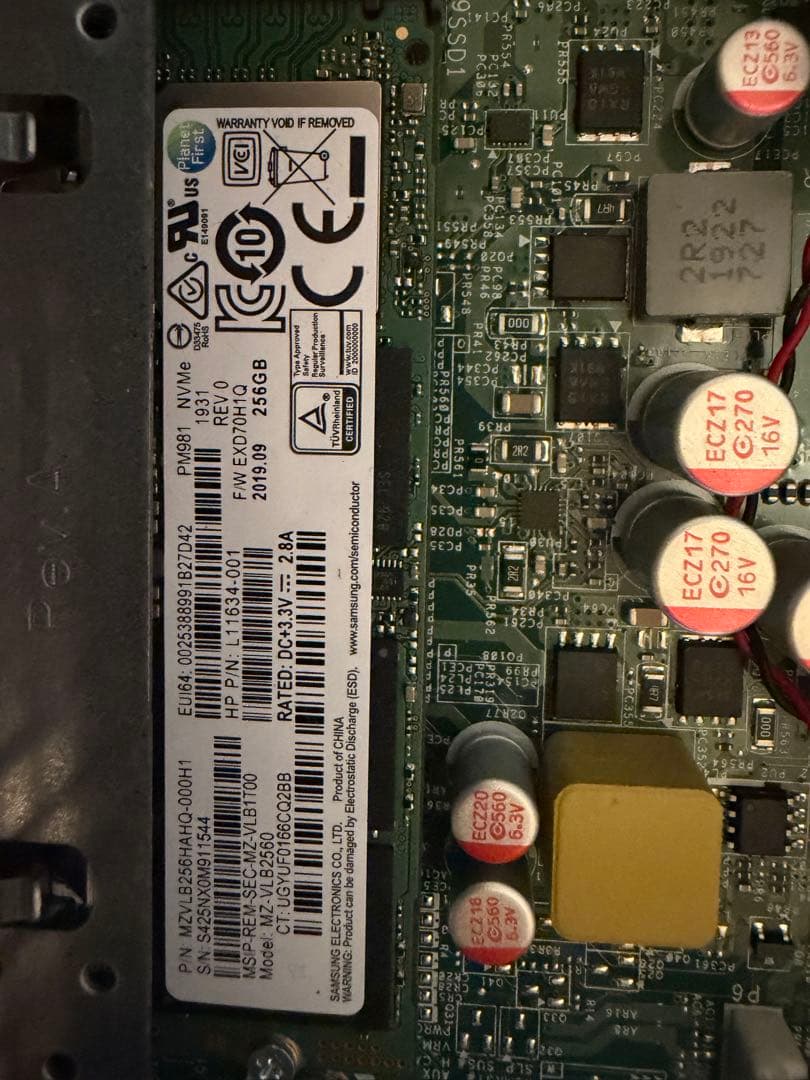 HP ProDesk 600 G5 SFF SSD256 メモリ8G NVMe