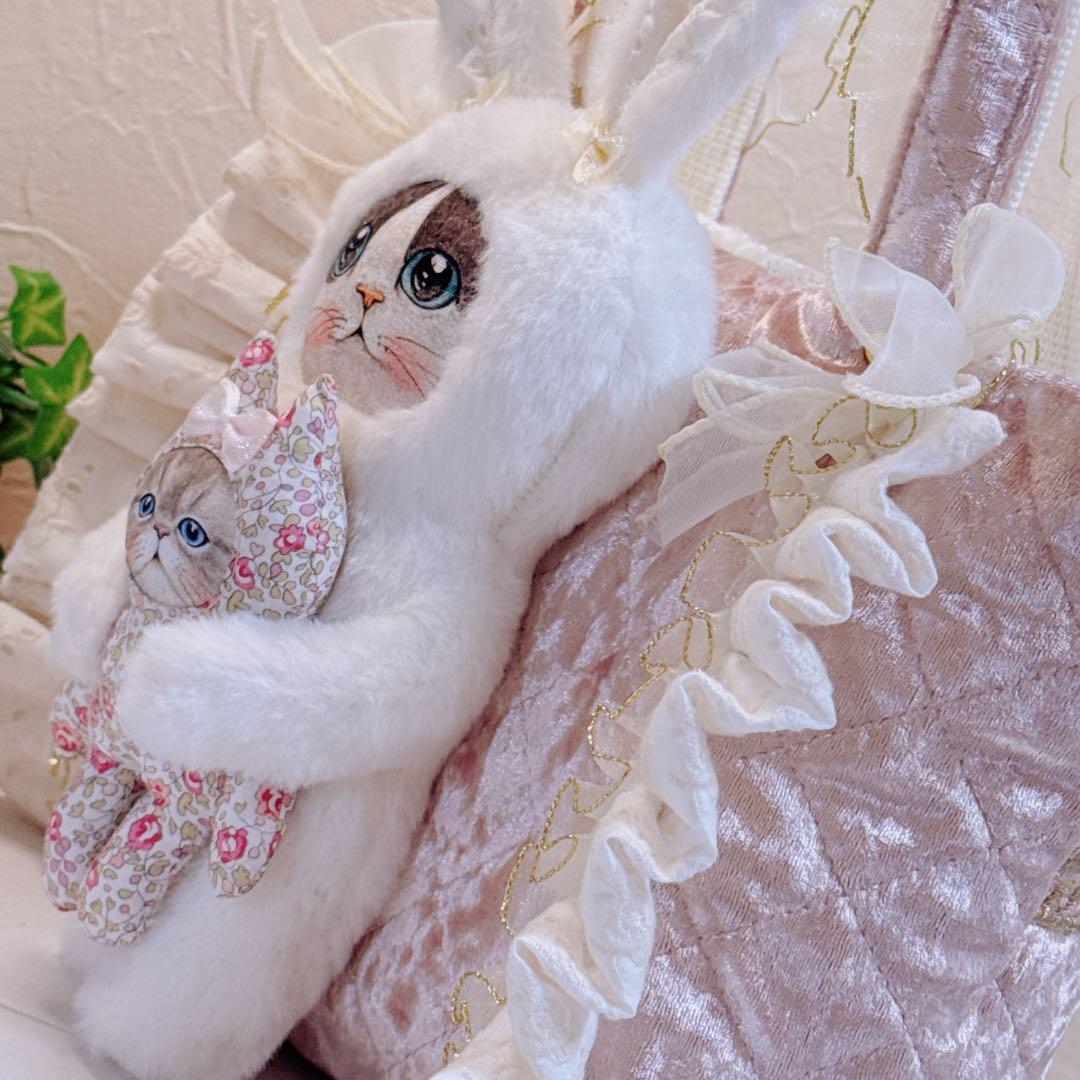 ☆*☆様 コヤンイサムチョン♡ミルクちゃんとルミちゃんのインド刺繍トートバッグ♡