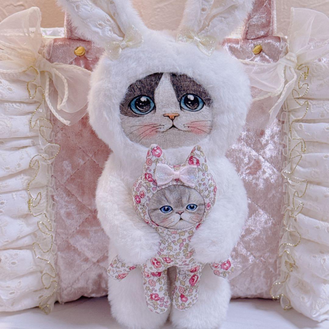 ☆*☆様 コヤンイサムチョン♡ミルクちゃんとルミちゃんのインド刺繍トートバッグ♡