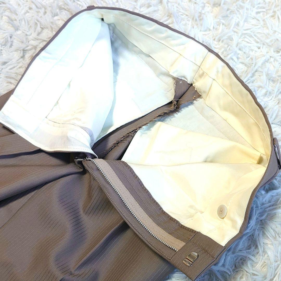 【未使用級】ダーバン 3ピース スーツ セットアップ ストライプ