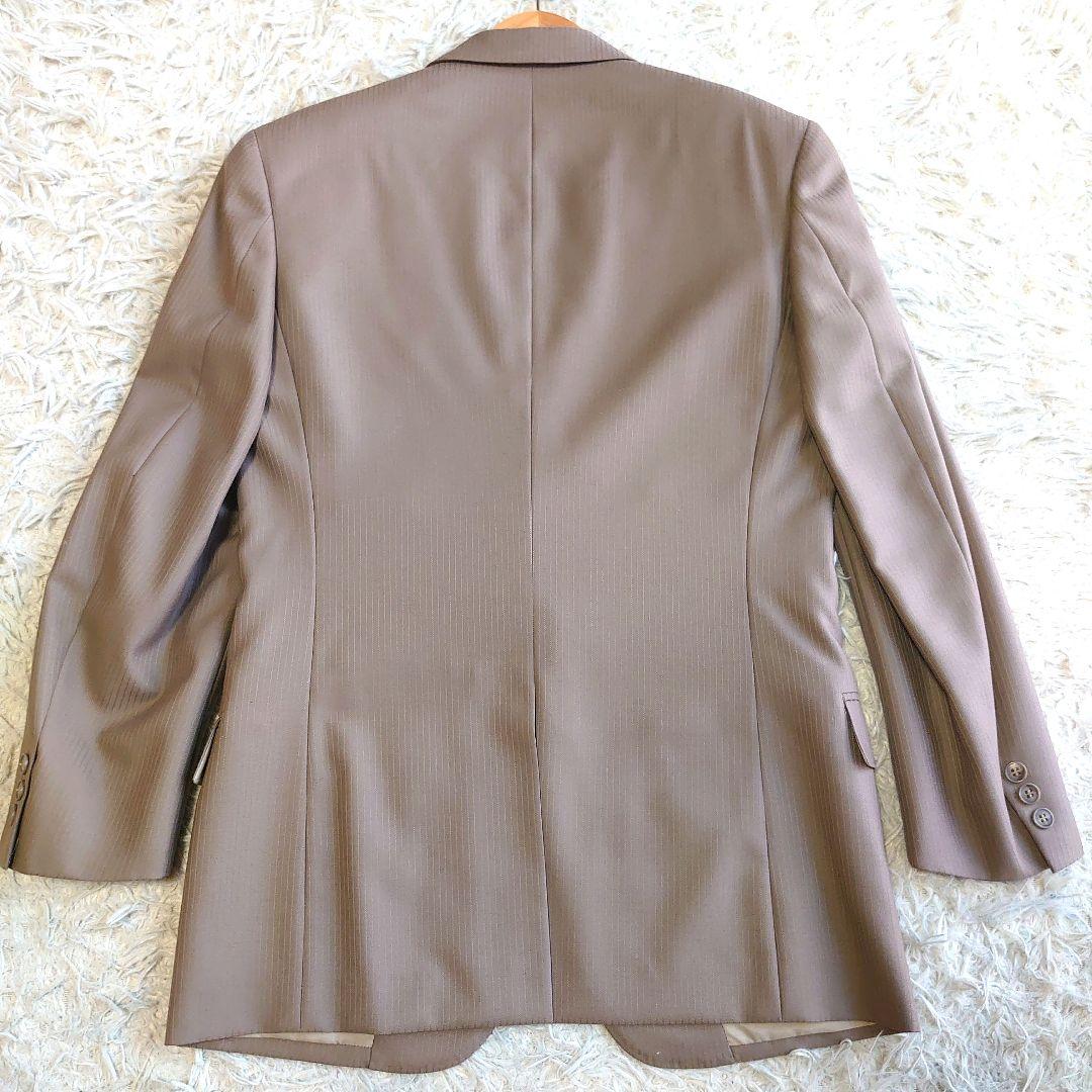 【未使用級】ダーバン 3ピース スーツ セットアップ ストライプ