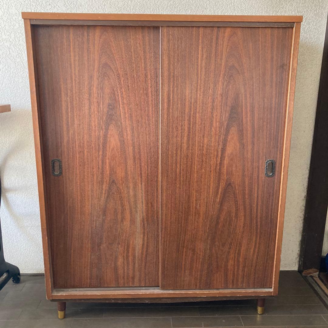 アンティーク シューズボックス 下駄箱 キャビネット サイドボード 昭和レトロ