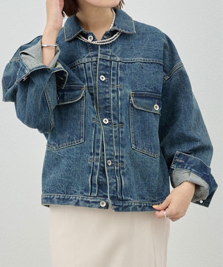 【新品】SHENERY シーナリー デニムジャケット/Free size
