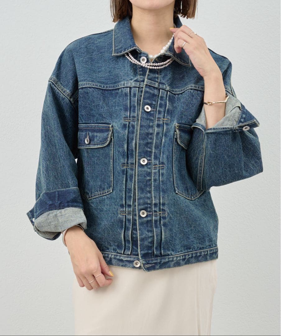 【新品】SHENERY シーナリー デニムジャケット/Free size